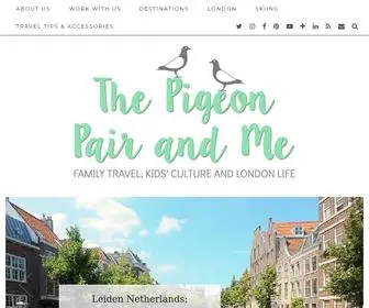 Pigeonpairandme.com(The Pigeon Pair and Me) Screenshot