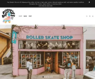 Pigeonskates.com(Pigeon's Roller Skate Shop) Screenshot