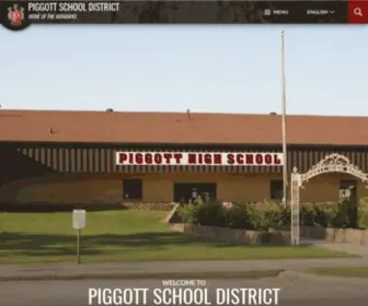 Piggottschools.net(Piggott School District) Screenshot