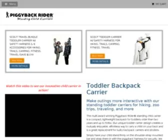 Piggybackrider.com(The Piggyback Rider®) Screenshot