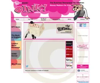Piggybank.co.uk(OINK! Children’s Newspaper) Screenshot