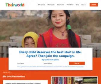 Piggybankkids.org(A brighter future for every child) Screenshot