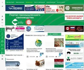 Piginfo.ru(Портал промышленного свиноводства) Screenshot