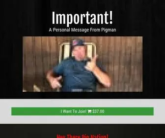 Pigmansinnercircle.com(GroovePages) Screenshot