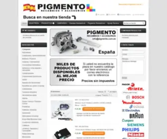 Pigmento.com.es(Recambios e Accesorios Pigmento) Screenshot