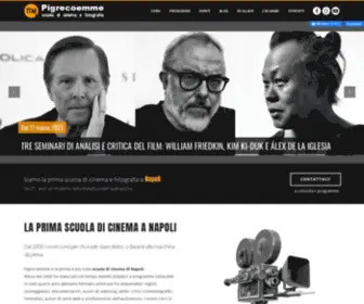 Pigrecoemme.com(Scuola di cinema e fotografia Pigrecoemme) Screenshot