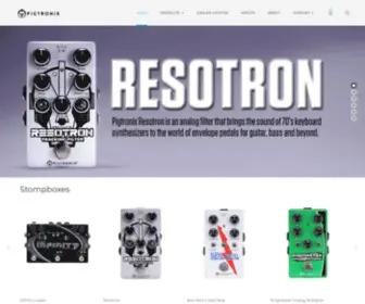 Pigtronix.com Screenshot