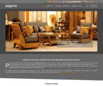 Piguno.com(Indonesia furniture) Screenshot