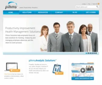 Pihms.com(Productivity Improvement Health Management Solutions) Screenshot