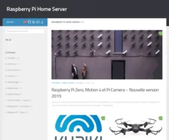 Pihomeserver.fr(Raspberry Pi Home Server) Screenshot