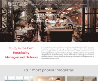 Pihospitalityacademy.com(PI Hospitality Academy) Screenshot