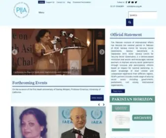 Piia.org.pk(International relations) Screenshot