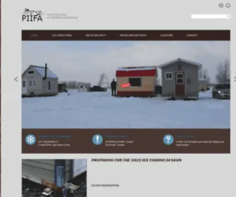 Piifa.ca(The Petrie Island Ice Fishermen's Association) Screenshot