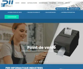 Pii.fr(Spécialiste terminaux point de vente (tpv)) Screenshot