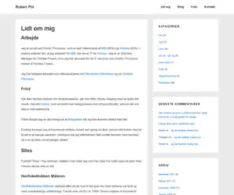 Piil.org(/ rpiil.dk) Screenshot