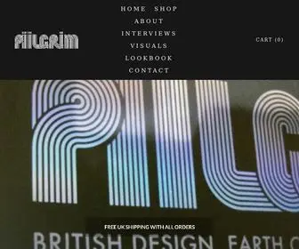 Piilgrim.com(Piilgrim was created out of a love of skateboarding and music. The aim) Screenshot