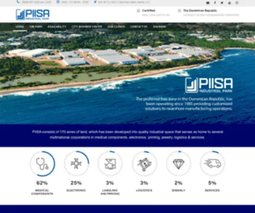Piisa.com(PIISA Industrial Park) Screenshot