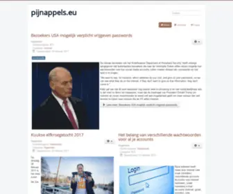 PijNappels.eu(ICT technology en duiken) Screenshot