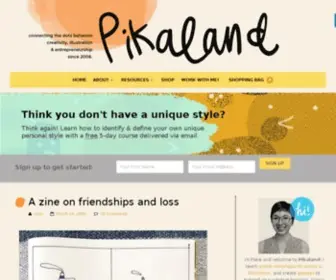 Pikaland.com(Connecting the dots between creativity) Screenshot