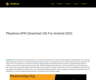 Pikashowapp.org(Pikashow APK Download v86 For Android 2024) Screenshot