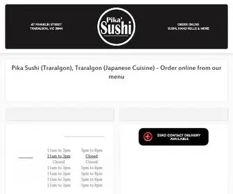 Pikasushi-Traralgon.com.au(Pika Sushi (Traralgon)) Screenshot