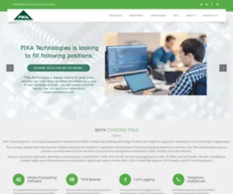 Pikatech.com(PIKA Technologies Inc) Screenshot