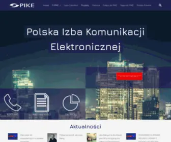 Pike.org.pl(Polska Izba Komunikacji Elektronicznej) Screenshot