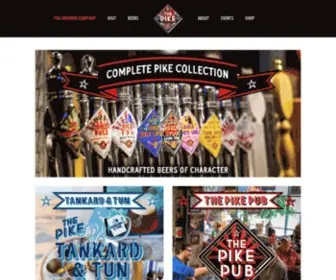 Pikebrewing.com(Pike Brewing Company) Screenshot