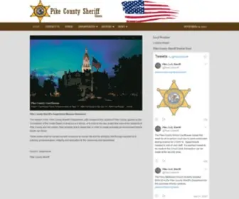 Pikecountysd.org(Pike County Sheriff's Department) Screenshot