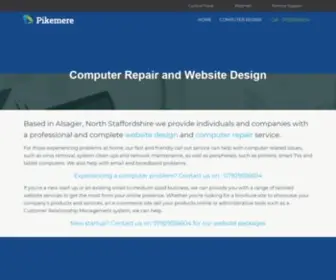 Pikemere.co.uk(Computer Repair and Website Design) Screenshot