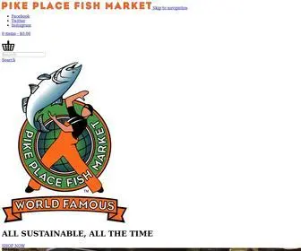 Pikeplacefish.com(Pike Place Fish Market) Screenshot