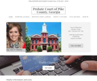 Pikeprobatecourt.com(Pike County) Screenshot