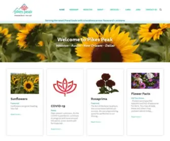 Pikespeakfloral.com(Wholesale Florists Since 1978) Screenshot