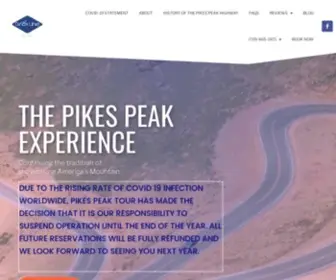 Pikespeaktour.com(Pikes Peak Tours) Screenshot
