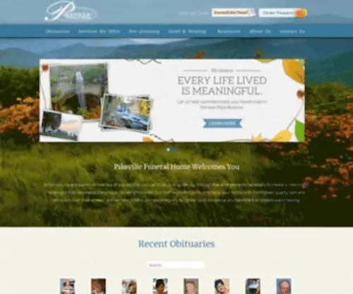 Pikevillefuneralhome.com(Pikeville Funeral Home) Screenshot
