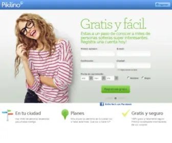 Pikilino.com(Una manera fácil de encontrar nuevas personas en tu ciudad) Screenshot