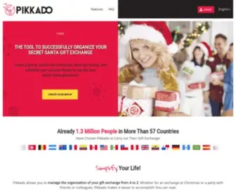 Pikkado.com(L'organisateur de pige cadeaux simplifié) Screenshot