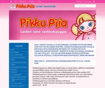 Pikkupiia.fi(Tervetuloa Pikku Piian monipuoliseen lastentarvikkeiden) Screenshot