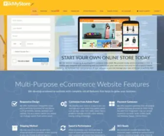 PikmyStore.com(INDIA's trusted eCommerce Solutions Provider) Screenshot