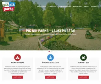 Piknikparks.lv(Pik Nik Parks) Screenshot