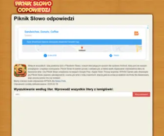 Piknikslowo.com(Piknik Słowo odpowiedzi) Screenshot