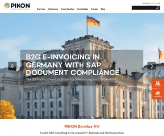 Pikon.com(PIKON SAP Consulting) Screenshot