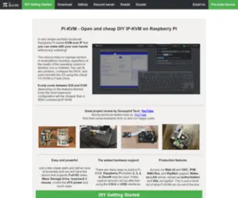 Pikvm.org(Pikvm an easy and inexpensive diy ip) Screenshot