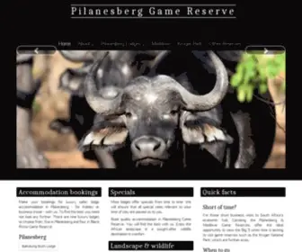 Pilanesberg-Game-Reserve.co.za(Safari Awaits) Screenshot