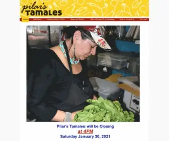 Pilarstamales.com(pilarstamales) Screenshot