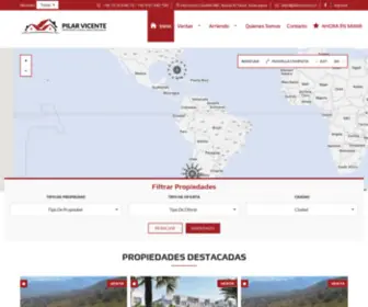 Pilarvicente.cl(Pilar Vicente Propiedades) Screenshot