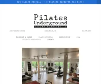 Pilates-Underground.com(Pilates Underground) Screenshot