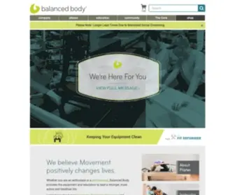 Pilates.com(Balanced body) Screenshot