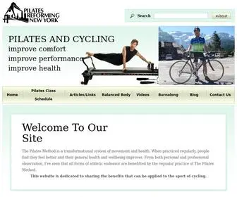 Pilatesandcycling.com(Pilates and Cycling) Screenshot