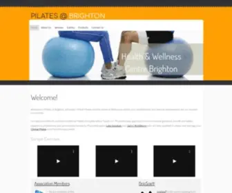 Pilatesbrighton.com.au(Pilates @ Brighton) Screenshot